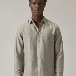 Banana Club Crushed Self Striped Classic Slim Fit Shirt-image-50