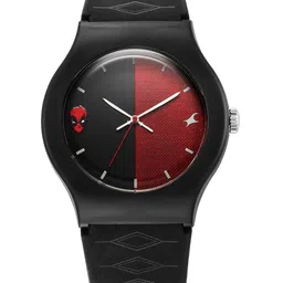 Fastrack Unisex Printed Dial & Straps Analogue Watch 9915PP107-43