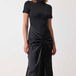 Happiness istanbul Sheath Midi Polyester Dress-image-96