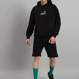 GRIFFEL Men Printed & Hooded Sweatshirt & Shorts Tracksuits-picture-51