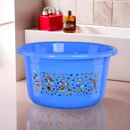 Kuber Industries Blue & Black Abstract Plastic Bath Accessories Set-image-40