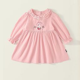LULU & SKY Puff Sleeve A-Line Dress-image-54