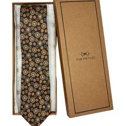 The Tie Hub Men Printed Broad Tie-image-20