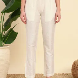 VOGAAN Women Original Slim Fit Trousers-picture-1