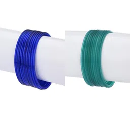 1ST TIME Set Of 24 Blue Alloy Bangles-picture-13