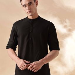 Anouk Men Solid Work Kurta-image-73