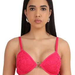 SELFCARE Abstract Bra Half Coverage Lightly Padded image 4