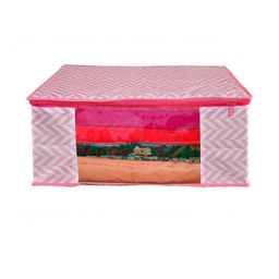 AMAK INC Pink Fabric Multi-Utility Wardrobe Organisers-picture-11