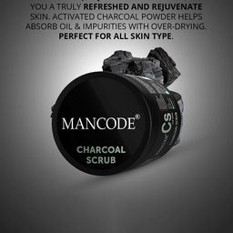 MANCODE Pack Of 2 Power Glow Face Wash With Charcoal Scrub -100ml+100g image 5