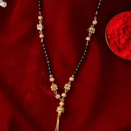 Anouk Gold-Plated Artificial Beads Mangalsutra-32