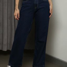 RIVI Women Comfort Boyfriend Fit High-Rise Stretchable Jeans-image-88