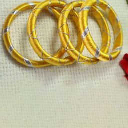 Kamule Gold Plastic Bangle-image-9