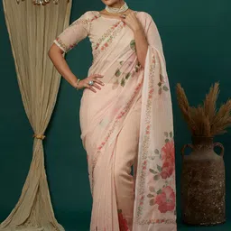 KALINI Floral Printed Saree-picture-9