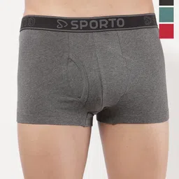 Sporto by Macho Pack Of 4 Combed Cotton Trunk-picture-45