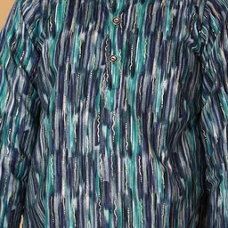 The Mini Trunk Boys Abstract Printed Kurta with Pyjama image 5