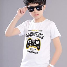 Dagcros Boys Graphic Printed Pure Cotton T-shirt-image-58