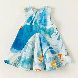 LULU & SKY Floral Print A-Line Dress-55