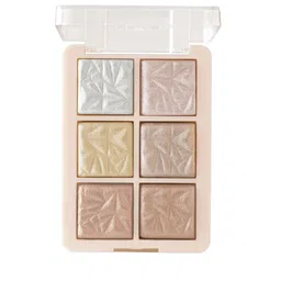 MARS Glowzilla Palette 6 Shade Long Lasting Illuminating Highlighter -12gm-Shade 01 image 1