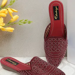 FLYING&SAM Women Embellished Mules-picture-14