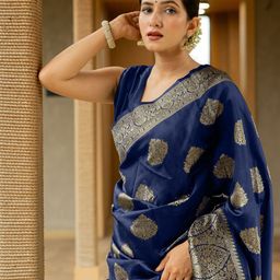 Subham Woven Design Zari Banarasi Saree-58