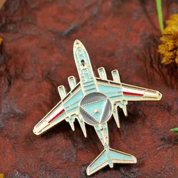 ADORN Aircraft-Shaped Enamel Lapel Metal Brooch-picture-20