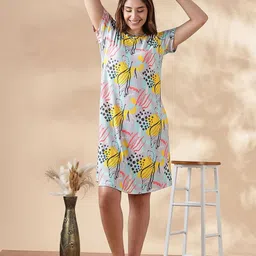 9shines Label Printed Nightdress-image-31