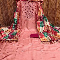 MANVAA Embellished Unstitched Dress Material-picture-9