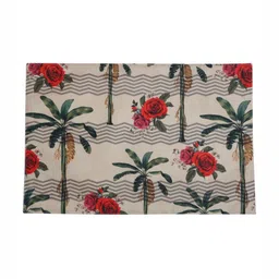 PENTADECO Set Of 6 Beige & Red Printed Table Placemats image 3