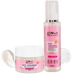 Globus naturals Set Of 2 Rice Ceramide Combo-Face Cream, Face Toner- 150ml-8