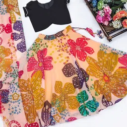 Shoryam Fashion Girls Silk Georgette Ready to Wear Lehenga Choli-picture-53