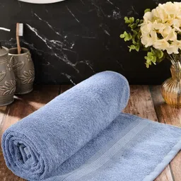 Fabindia Blue 1 Printed Cotton 500 GSM Bath Towel-33
