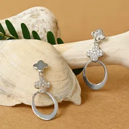 TOUCH925 Contemporary Drop Earrings-picture-1