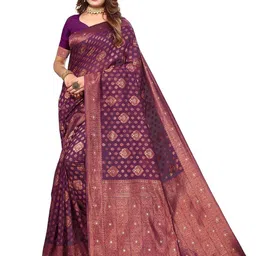 Moda Rapido Woven Design Pure Silk Bandhani Saree-picture-23