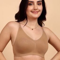 Dressberry Invisi-Fit Cotton Spandex Non-Padded Seamless Bra-14