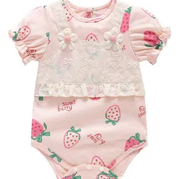 StyleCast x Revolte Girl Round Neck Short Sleeves Cotton Bodysuit-image-88