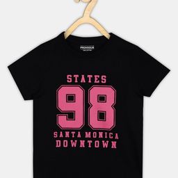 Provogue Girls Typography Printed Applique T-shirt-image-95