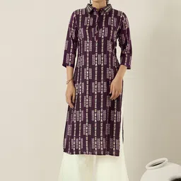 Anouk Women Tribal Printed Thread Work Kurta-picture-33