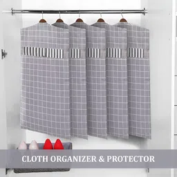 Aura Grey Set of 6 Regular Multi-Utility Organisers image 2
