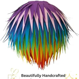 Designers Collection Purple & Blue Colourblocked Traditional Ceiling Lamp-picture-25