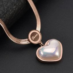 V FASHION JEWELLERY Rose Gold-Plated Necklace-image-97