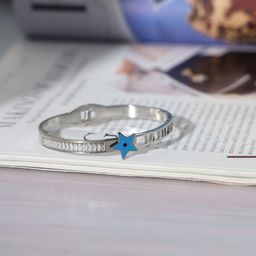 STYOLLO Silver-Plated Anti Tarnish Bangle-Style Bracelet-image-78