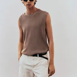 H&M Regular Fit Lyocell-Blend Chino Shorts-image-16