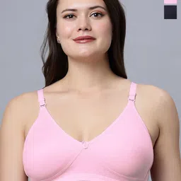 Eden Pack Of 2 Full Coverage Cotton T-shirt Bra-4