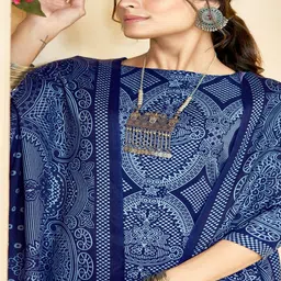 DRAVINAM Trends Ethnic Motifs Printed Pashmina Unstitched Dress Material-image-82