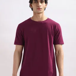 URBANICE Men Solid Round Neck T-shirt-image-31