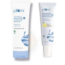 Plum Set of 2% Niacinamide Sunscreen - 50g & 2% Niacinamide Face Wash - 100ml-5