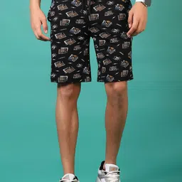V-Mart Men Abstract Printed Regular Shorts-picture-29