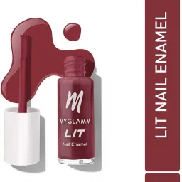 LIT Nail Enamel - Main Character (Deep Red Shade) Red-image-71
