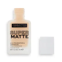 RELOVE by Revolution Supermatte 2 In 1 Long-Wearing Foundation & Concealer 24 ml - F8.5 image 4