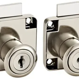 Steel Kiwi Multipurpose Lock 40X40 Cylinder 20mm Silver 2 pcs Rev-A-Lock Cabinet Security System-18